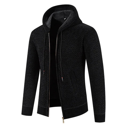 Herren Strickjacke Mit Futter Für Wintertage