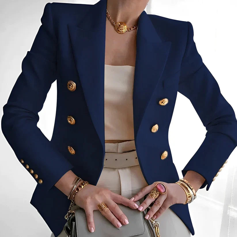 Damen Klassischer Blazer Mit Zeitlosem Design