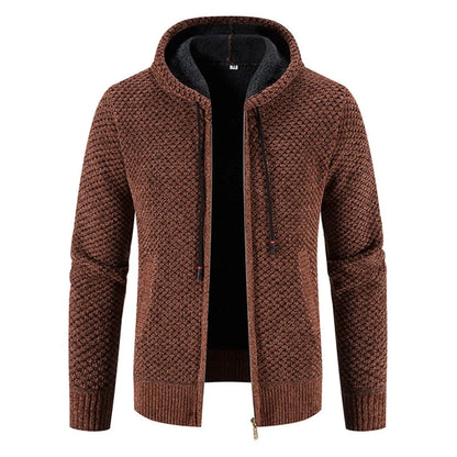 Herren Strickjacke Mit Futter Für Wintertage