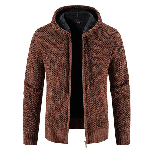Herren Strickjacke Mit Futter Für Wintertage