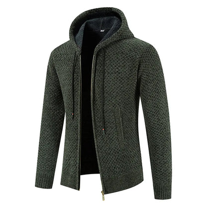 Herren Strickjacke Mit Futter Für Wintertage