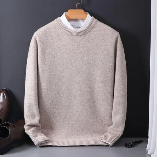 Herren Kaschmirpullover Mit Klassischem Design