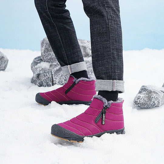 Unisex Winterstiefel Wasserdicht Mit Isoliertem Design