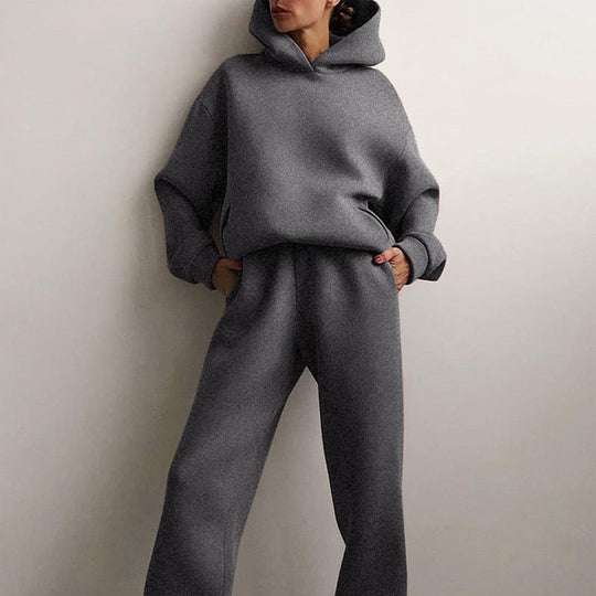 Damen Jogging Set Mit Pullover Und Hose