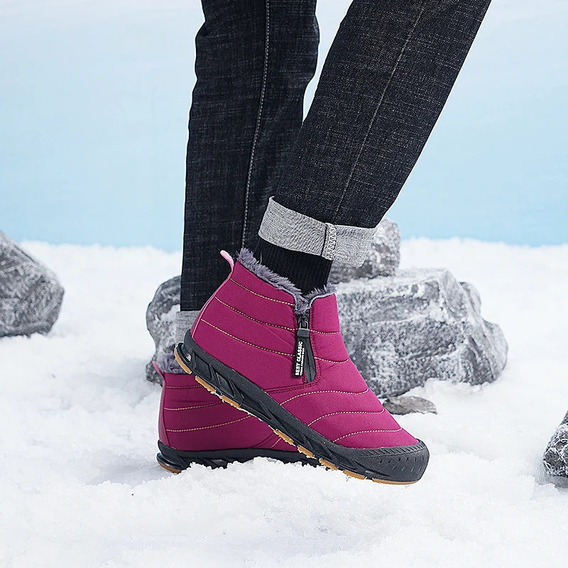 Unisex Winterstiefel Wasserdicht Mit Isoliertem Design