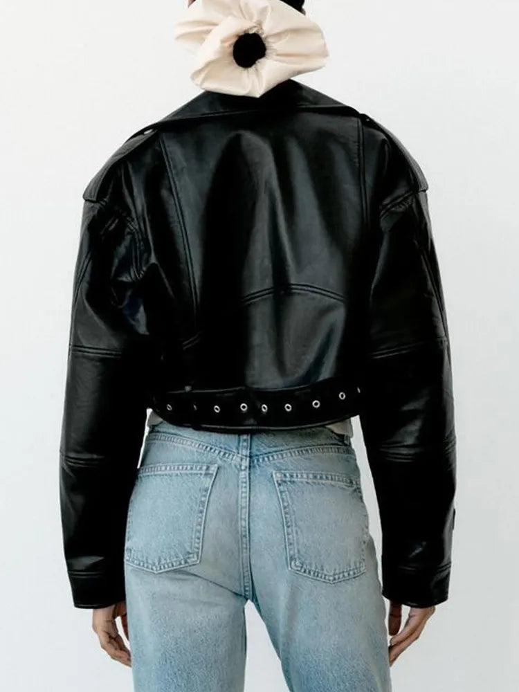 Damen Lederjacke Kurz | Ramoneske Für Alltag & Übergang