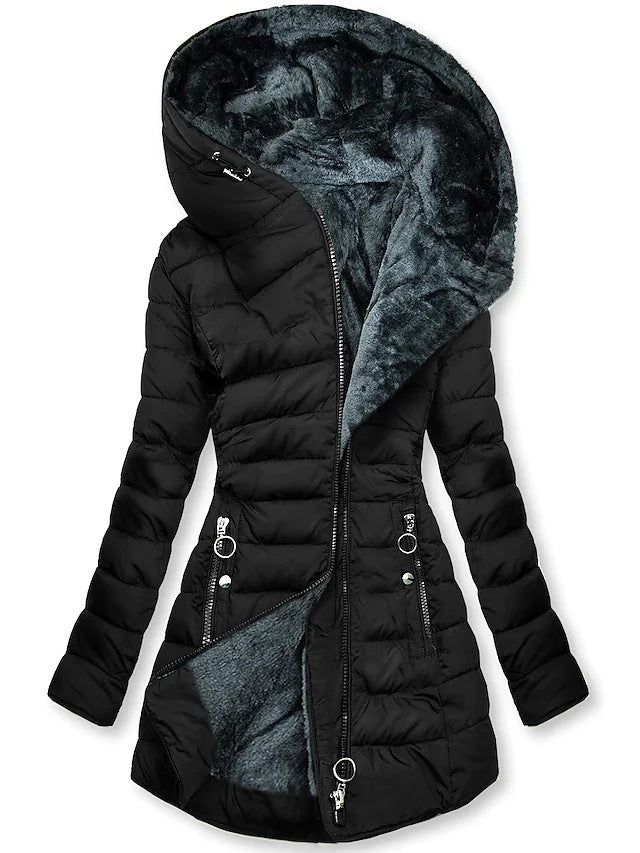 Damen Mantel Mit Lässigem Schnitt