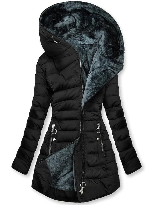 Damen Mantel Mit Lässigem Schnitt