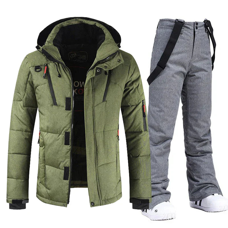 Herren Ski Set Mit Jacke Und Bundhose Wasser- Und Windabweisend