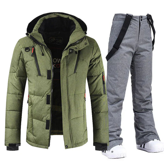 Herren Ski Set Mit Jacke Und Bundhose Wasser- Und Windabweisend