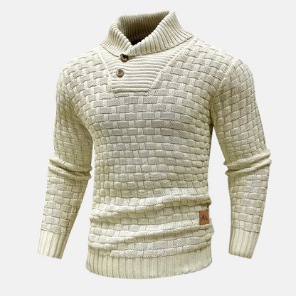 Herren Klassischer Strickpullover Mit Modernem Design