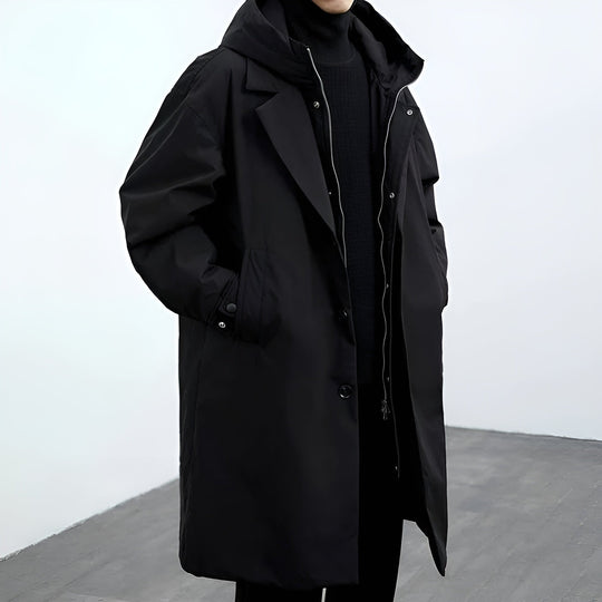 Herren Trenchcoat Mit Modernem Design