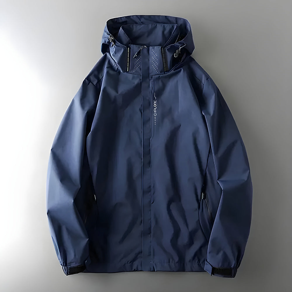 Herren Windbreaker Mit Wetterfestem Design