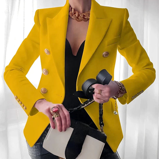 Damen Klassischer Blazer Mit Zeitlosem Design