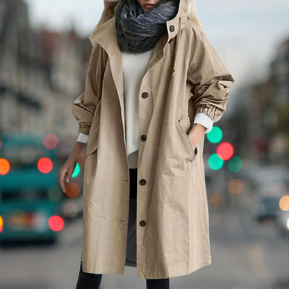 Wasserdichter Warmer Trenchcoat für Damen