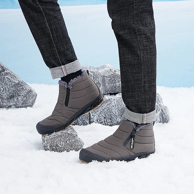 Unisex Winterstiefel Wasserdicht Mit Isoliertem Design