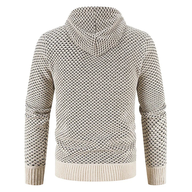 Herren Strickjacke Mit Futter Für Wintertage