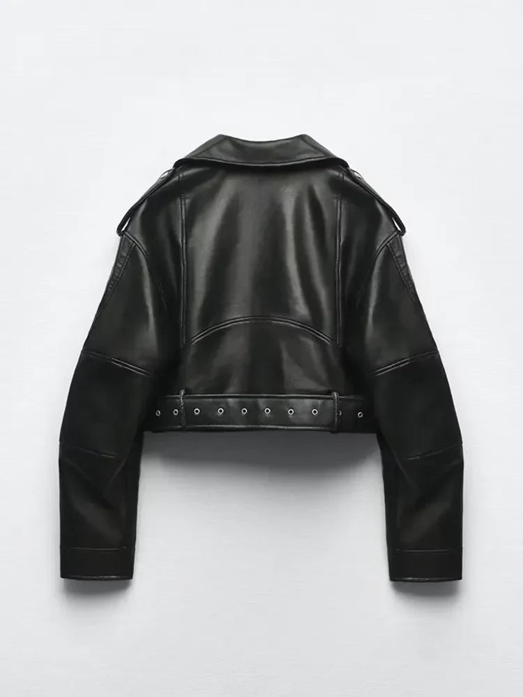 Damen Lederjacke Kurz | Ramoneske Für Alltag & Übergang