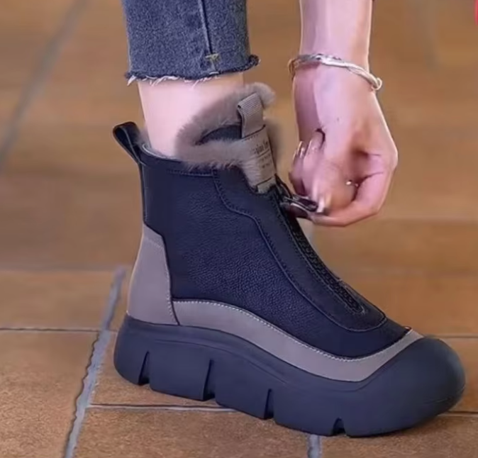 Damen Winterstiefel Mit Klassischem Design