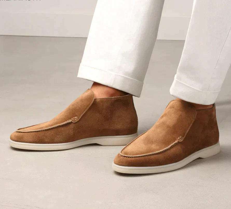 Herren Wildleder Loafers Mit Zeitlosem Design