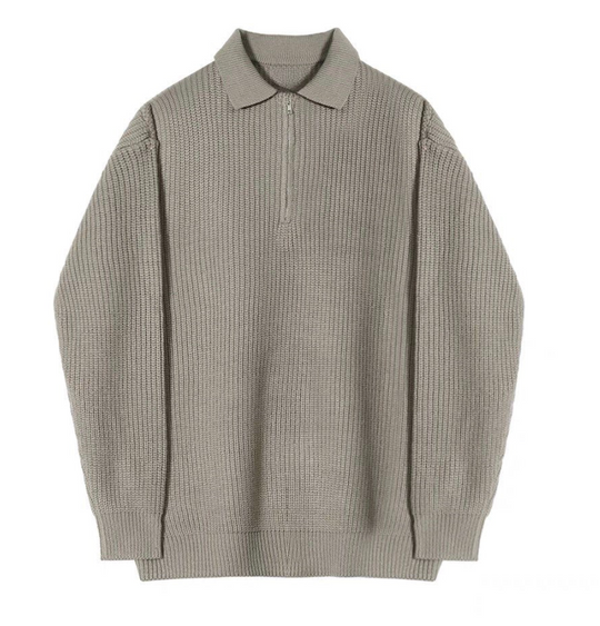 Herren Quarter-Zip Pullover