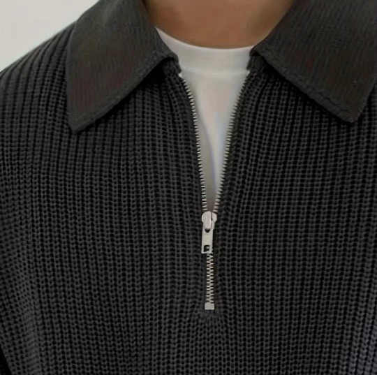 Herren Quarter-Zip Pullover