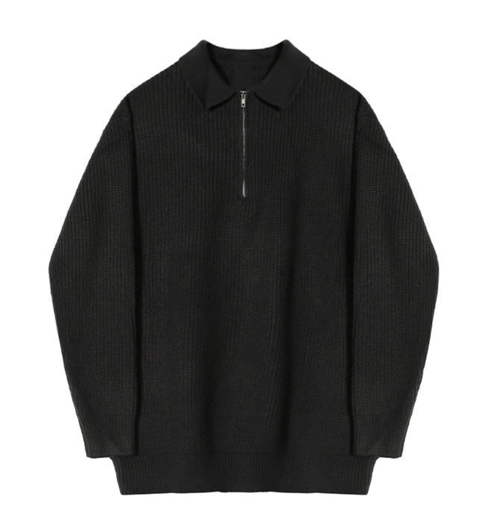 Herren Quarter-Zip Pullover