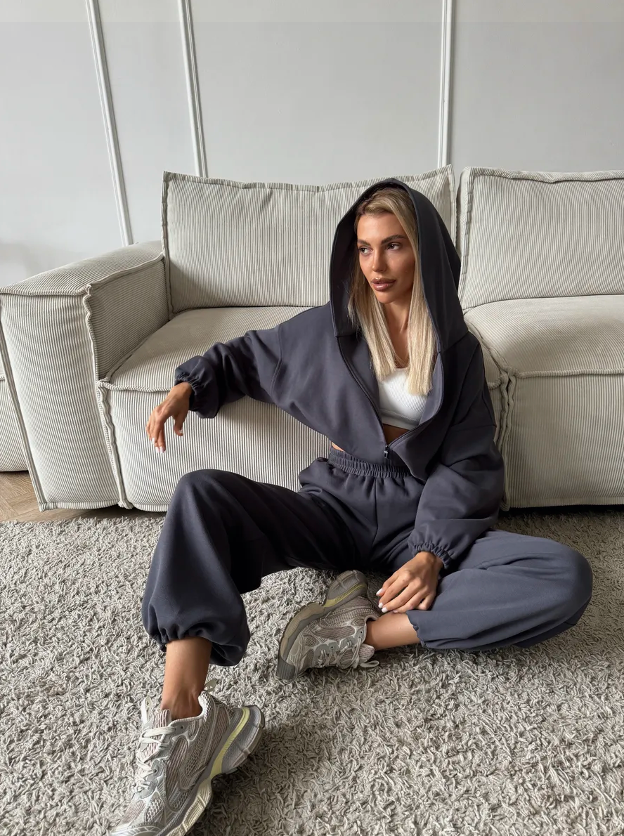 Damen Freizeit Set Urban Fit Mit Hoodie Und Hose
