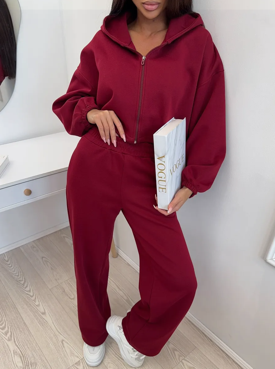 Damen Freizeit Set Urban Fit Mit Hoodie Und Hose