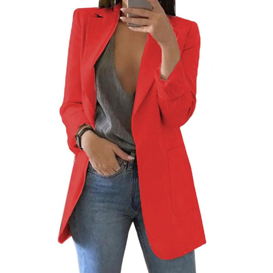 Damen Blazer Formell Für Arbeit