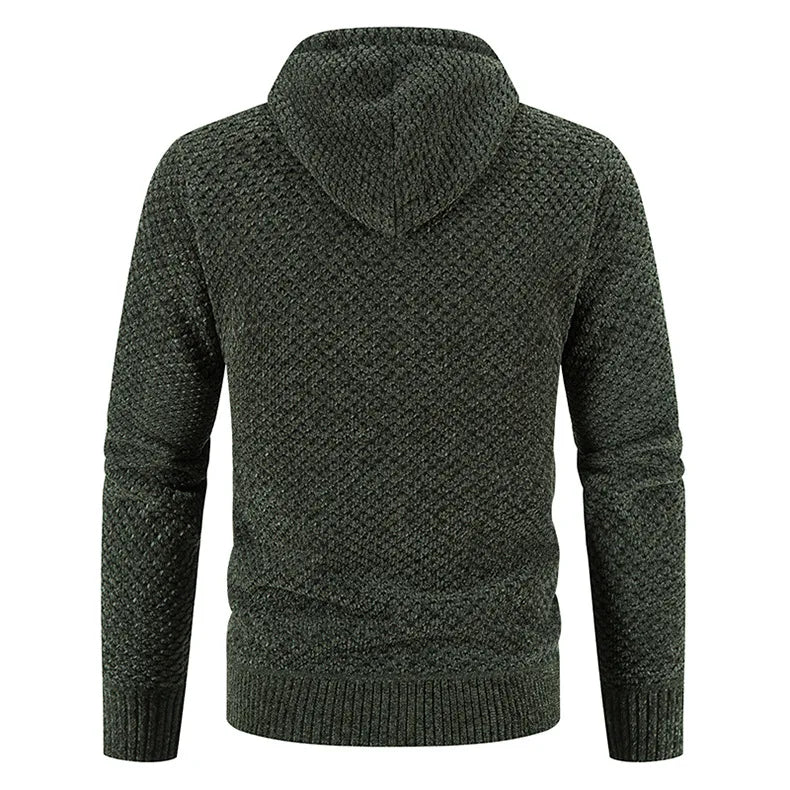 Herren Strickjacke Mit Futter Für Wintertage