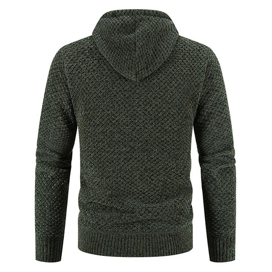 Herren Strickjacke Mit Futter Für Wintertage