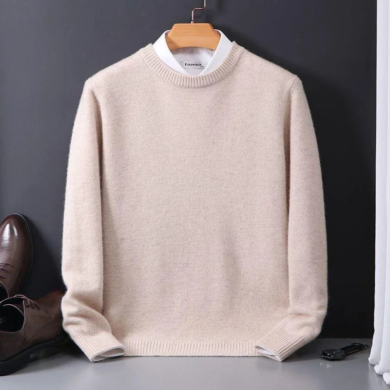 Herren Kaschmirpullover Mit Klassischem Design
