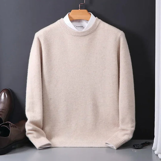 Herren Kaschmirpullover Mit Klassischem Design