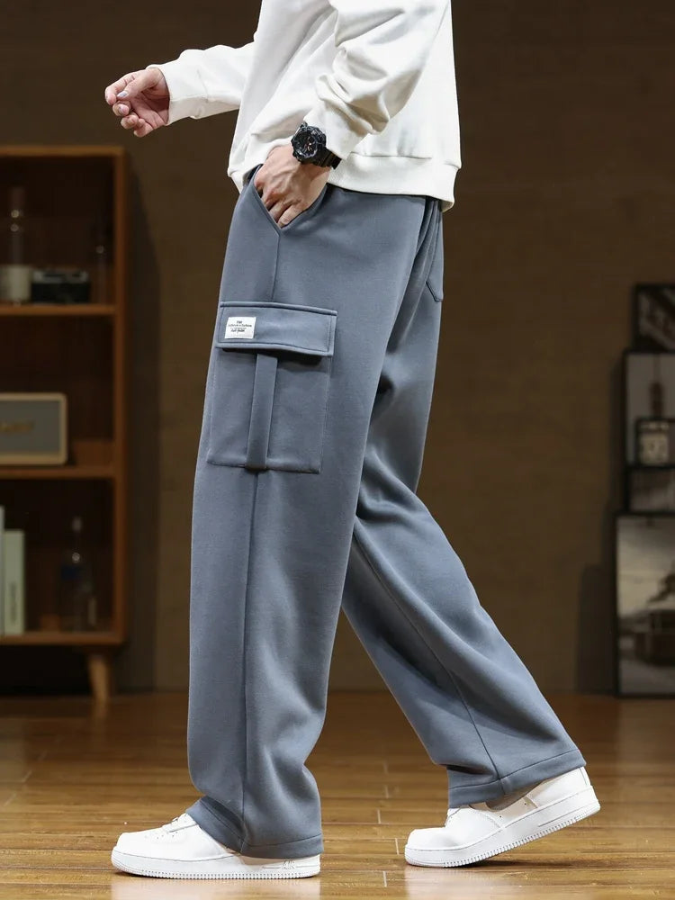 Herren Cargo Sweatpants Mit Praktischen Taschen