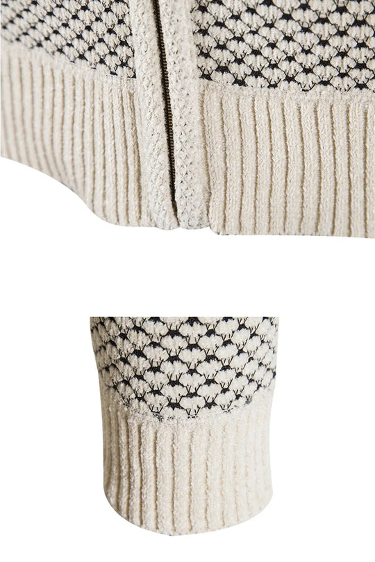 Herren Strickjacke Mit Futter Für Wintertage