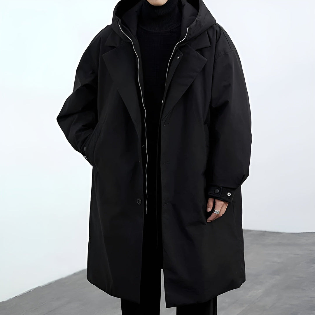 Herren Trenchcoat Mit Modernem Design
