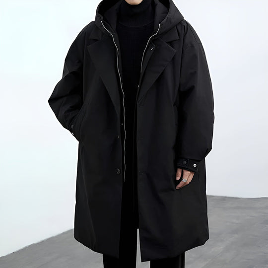 Herren Trenchcoat Mit Modernem Design