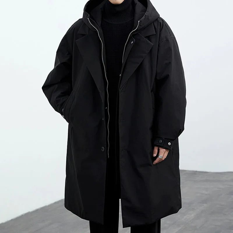 Herren Trenchcoat Mit Modernem Design