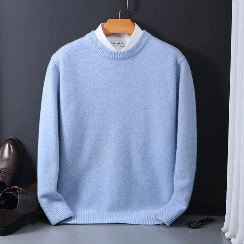 Herren Kaschmirpullover Mit Klassischem Design