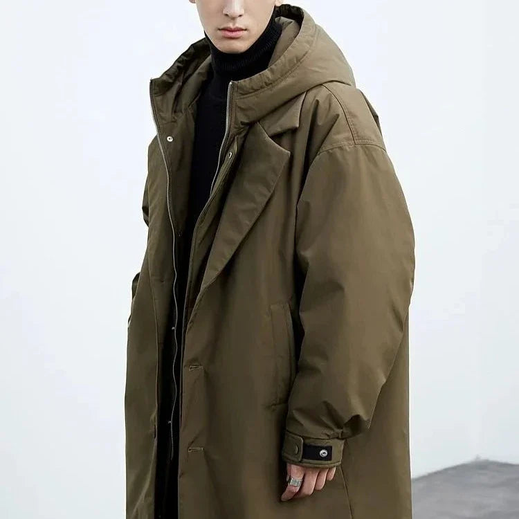 Herren Trenchcoat Mit Modernem Design