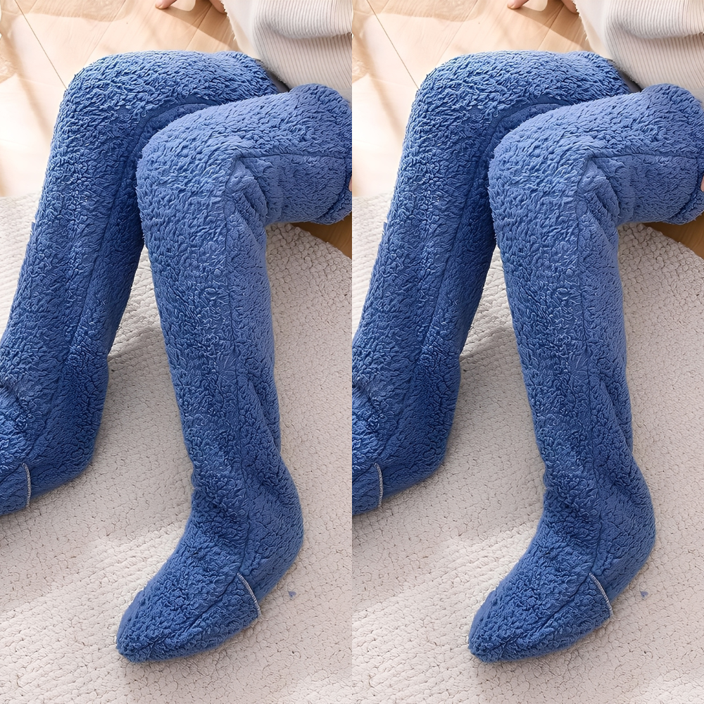 Damen warme Overknee-Wintersocken