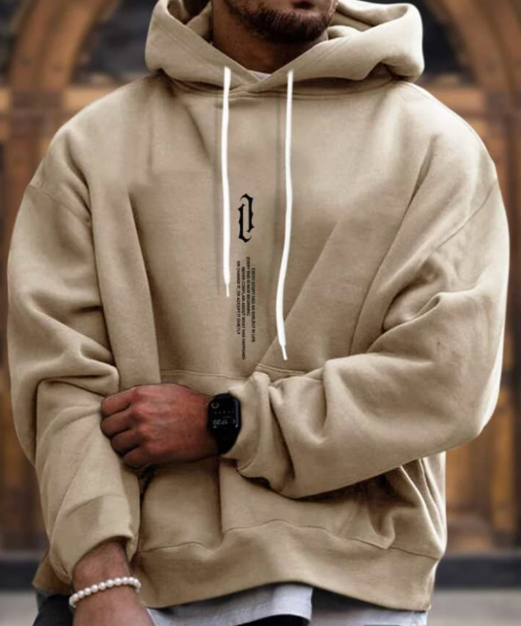 Herren Hoodie Mit Lässigem Streetwear Stil