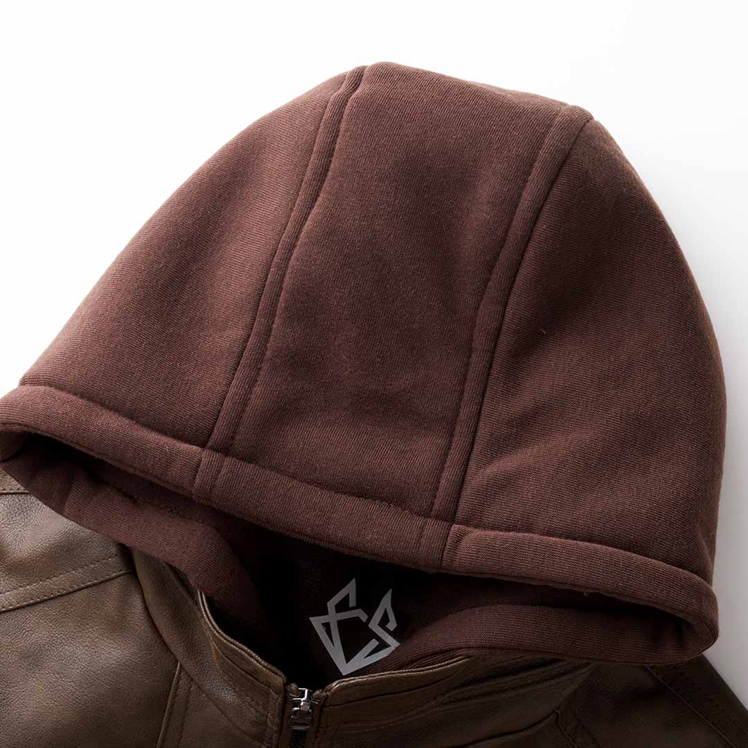 Herren Jacke Mit Kapuze Und Klassischem Schnitt