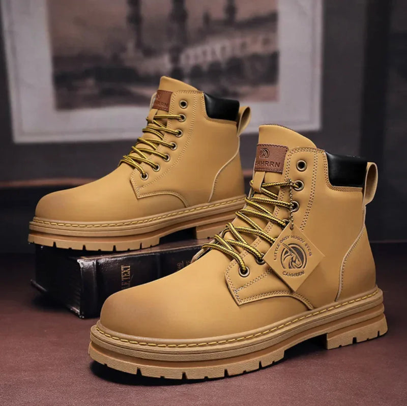 Herren Schnürstiefel Mit Klassischem Design Und Rutschfester Sohle