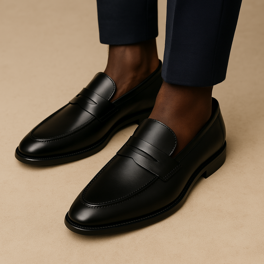 Herren Loafer Aus Leder Mit Penny Strap