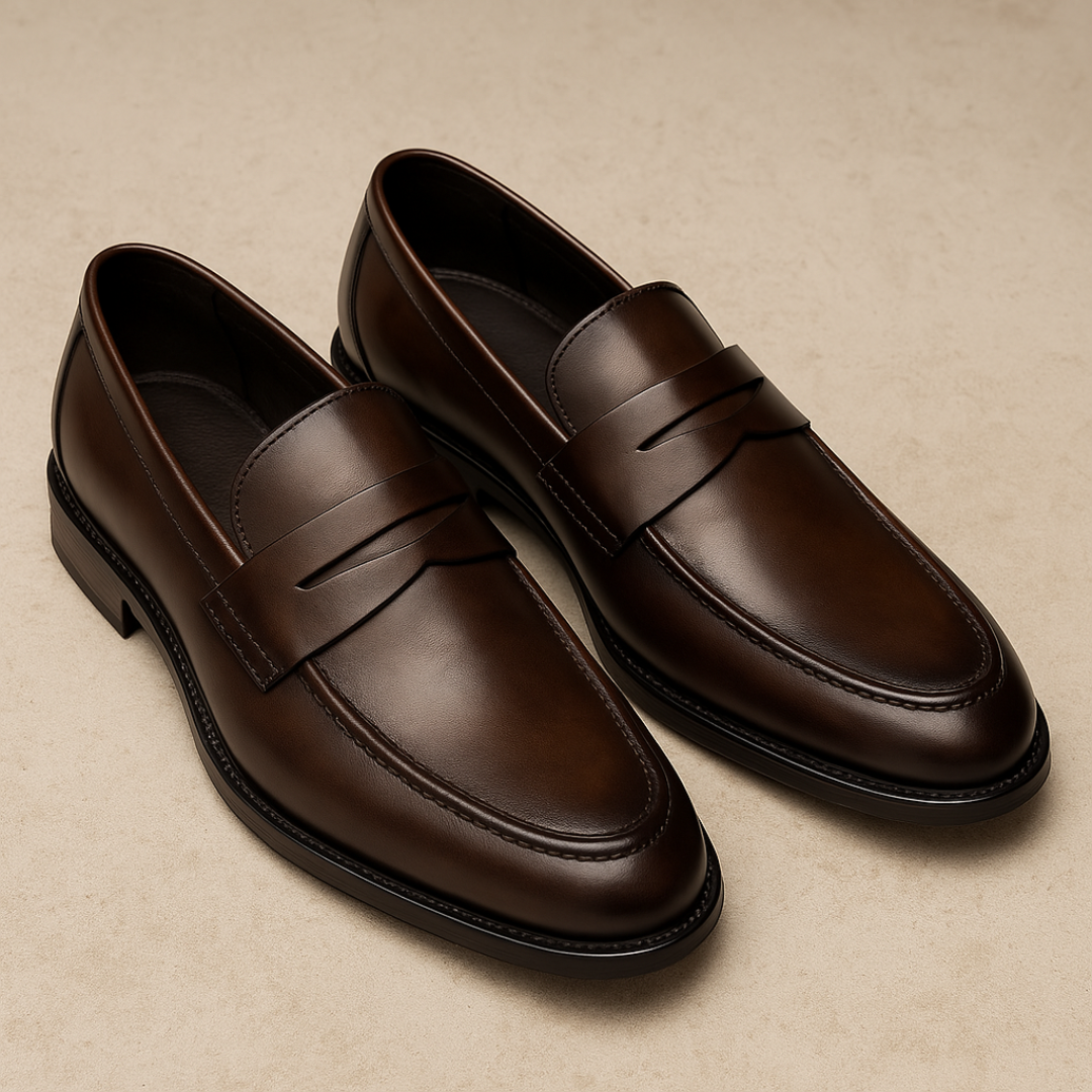Herren Loafer Aus Leder Mit Penny Strap