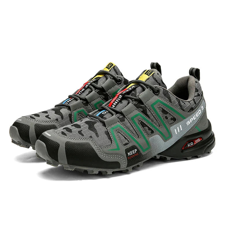 Herren Wandersneaker wasserdicht und rutschfest in Seitenansicht