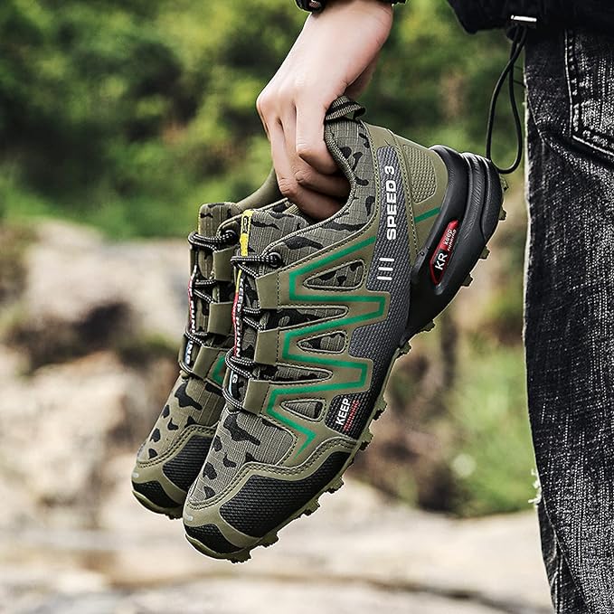 Bequeme Herren Wandersneaker für Outdoor und Wanderungen