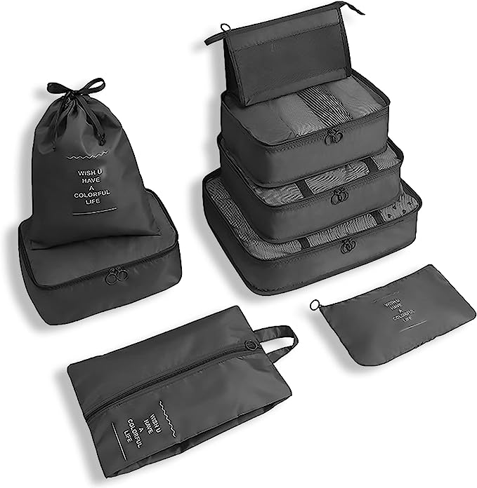 Praktisches 8-teiliges Packwürfel-Set für Damen